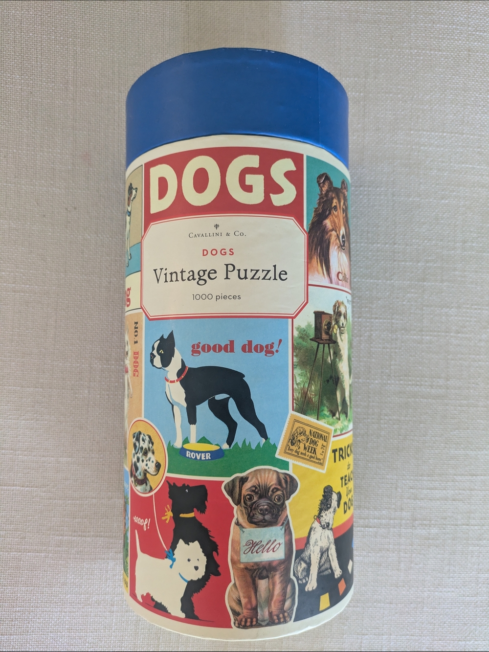 Cavallini & Co. Dogs Vintage Puzzle - 1000 Pieces